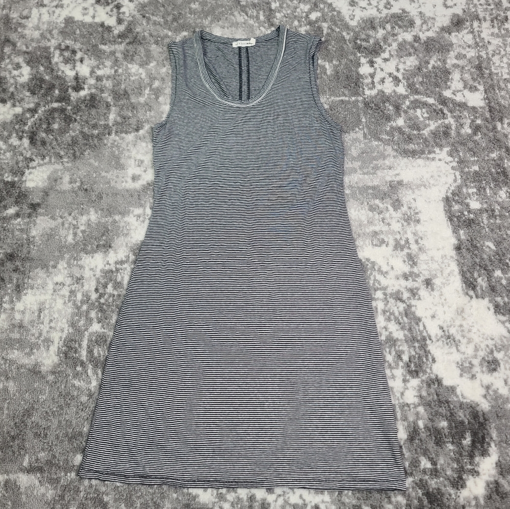 Rag & Bone Linen Blend Sleeveless Striped Thin Dr… - image 3